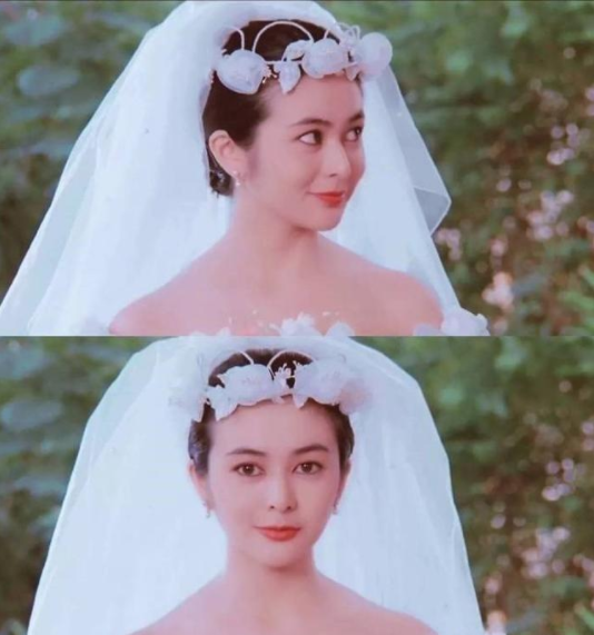 六位女星婚纱照刘亦菲仙气林心如性感但都不比大发彩票上56岁的她(图6)